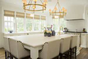 Jena designed an overly large kitchen where the family could gather and cook together.